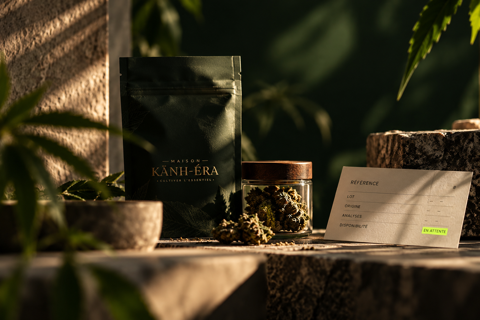 Sachet de la Maison et fiche référence en attente